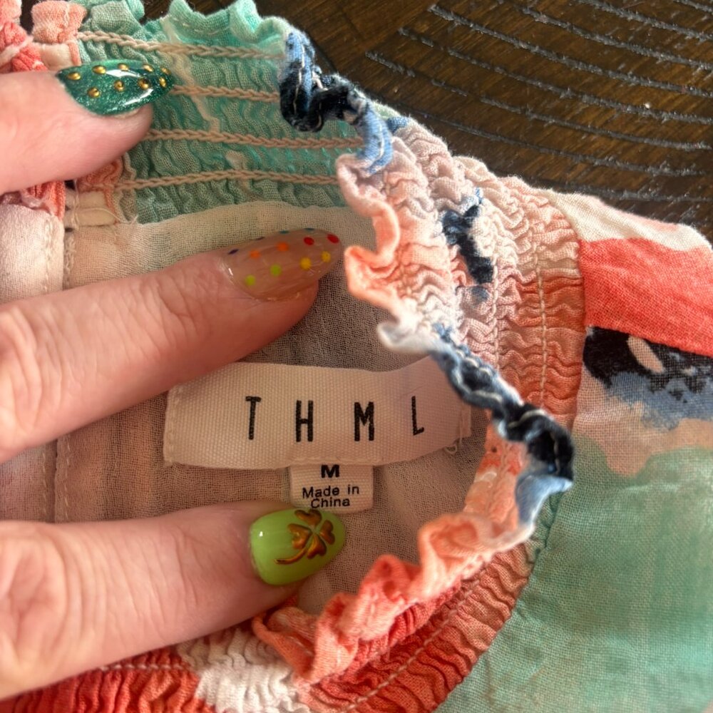 THML Floral Sleeveless Top